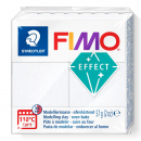 Fimo Effect Knete - Glitterfarbe weiss, Modelliermasse 56g